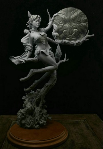 FaceFunky Studio《苏妲己》 中国风 封神榜 灰模 | Hpoi手办维基