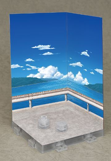 自定场景 海边 + 日式花园