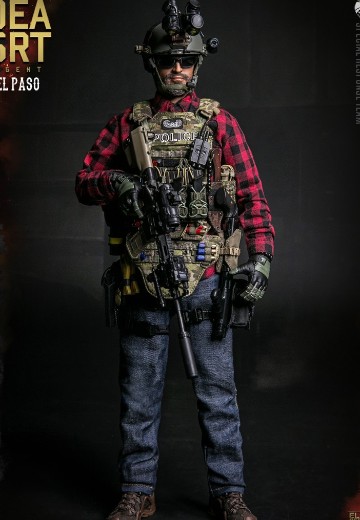 DAMTOYS 78063 精英系列1/6 美国DEA缉毒局SRT特别响应小队 探员 埃尔帕索