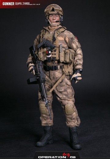 DAMTOYS DMS007 1/6 红海行动-PLA海军陆战队 蛟龙 特战旅-机枪手 张天德 | Hpoi手办维基