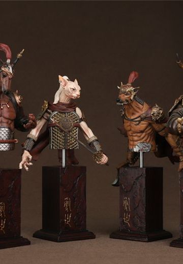中国风雕像手办 乱世---武将 | Hpoi手办维基