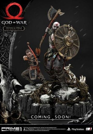 Ultimate Premium Masterline UPMGOW-2 战神4 奎托斯＆阿特柔斯＆Mimir | Hpoi手办维基