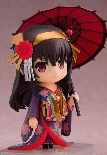 粘土人#1161 路人女主的养成方法 Fine 霞之丘诗羽 和服 | Hpoi手办维基