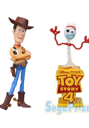 世嘉景品 迪斯尼 玩具总动员4 胡迪＆Forky