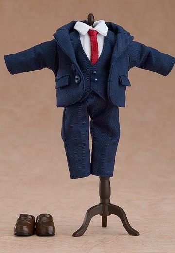 粘土娃 服装套装 藏青色西装