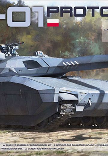 1/35 波兰 PL-01 轻型坦克原型车 “隐形坦克”