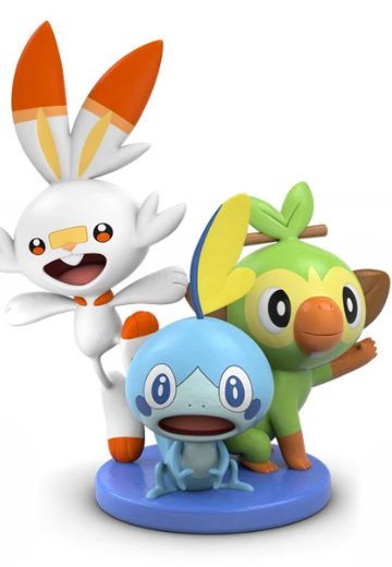Pokémon Pre-Order Bonus 精灵宝可梦 ソード&精灵宝可梦 シールド サルノリ&メッソン&ヒバニー 