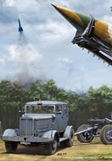 1/35 WWII 德国 V2火箭+火箭运输/专用发射车Maillar Wagen + Hanomag SS100牵引车 | Hpoi手办维基