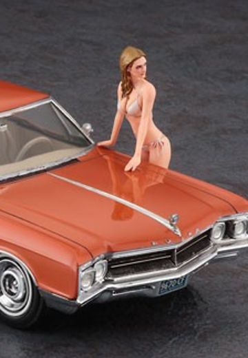 1/24 1966 美国B级轿车 ＆ 金发女郎 | Hpoi手办维基