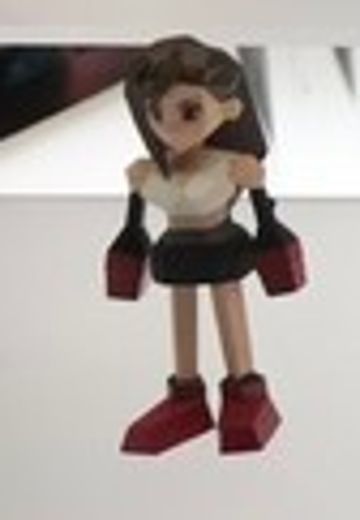 最终幻想VII 重制版迷你手办 最终幻想VII 重制版 蒂法・洛克哈特 | Hpoi手办维基