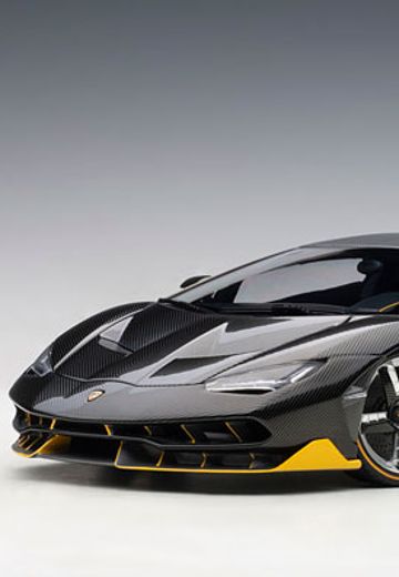 1/18 兰博基尼 Centenario (碳黑色主色/黄色强调色) | Hpoi手办维基