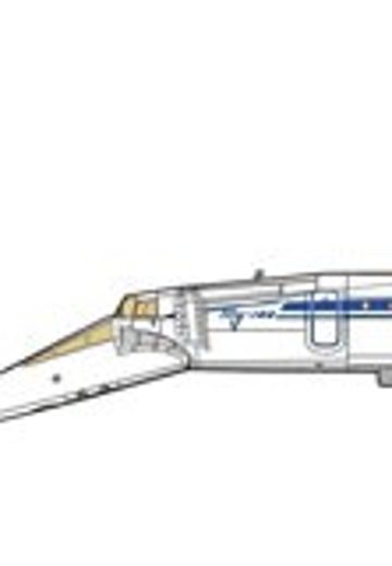 10833 1/144 图波列夫 Tu-144D超音速客机