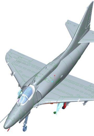 87255 1/72 A-4F 天鹰 攻击机