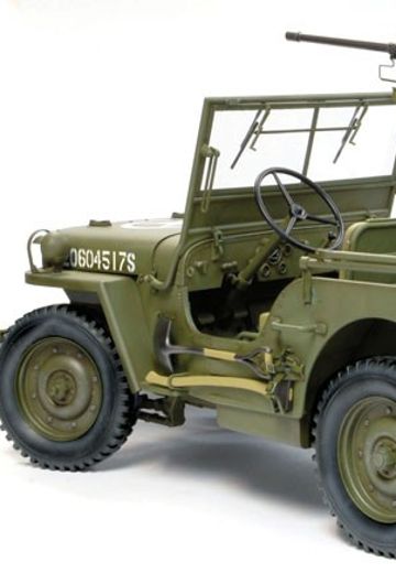 1/6 WW.II 美军 1/4吨 4×4卡车 附带白朗宁M2 .50机枪 | Hpoi手办维基