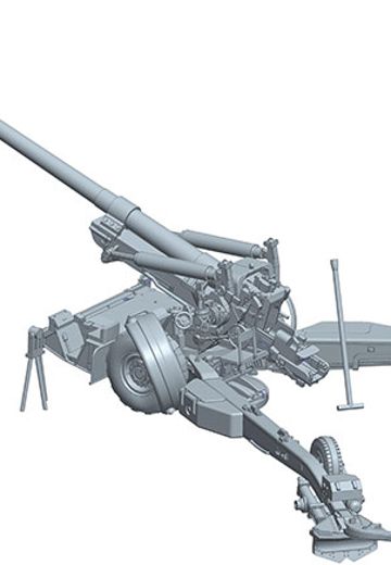 1/72 军用系列 日本陆上自卫队 FH-70 155mm榴弹炮 | Hpoi手办维基