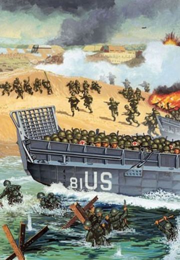 1/72 WW.II 美军 登陆艇 LCM(3) ＆第29步兵师 | Hpoi手办维基