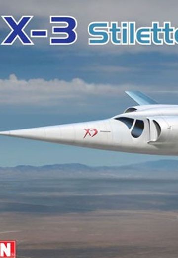 1/144 美国空军 道格拉斯X-3 短剑 超音速实验机 (2机SET) 