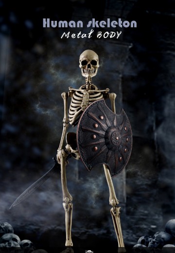 BS011 1/6 骷髅 高可动素体（全金属合金材质）