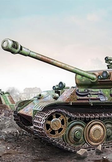 1/35 WW.II 德军 豹式G型 后期型 钢制负重轮/mit Pantherturm Set | Hpoi手办维基