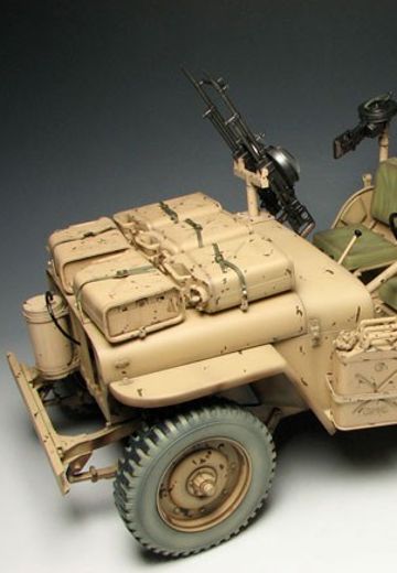 1/6 WW.II 英国陆军 SAS 4x4 小型军用车 “沙漠突袭者”  | Hpoi手办维基