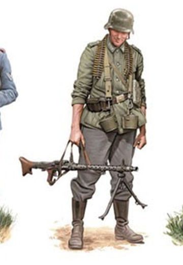 1/35 WW.II 德军步兵 向哈尔科夫进军 1942 ＆ 细节升级零件(装备品) | Hpoi手办维基