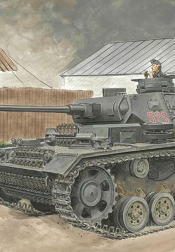 1/35 WW.II 德军 III号坦克J型 极初期/初期生产型 (2in1) | Hpoi手办维基