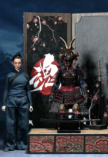 W002 女将系列 第二弹 蝴蝶盔女武士 B款黑甲豪华版 | Hpoi手办维基