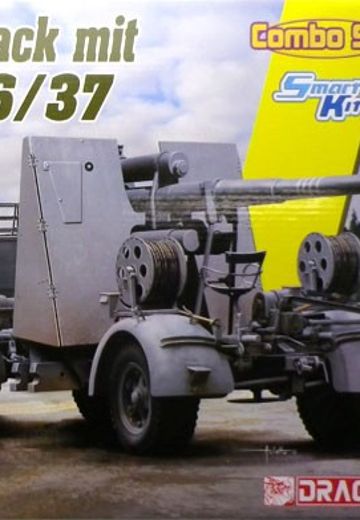 1/35 WW.II 德军 Sd.Kfz.7 8吨半履带运输车 ＆ 88mm 高射砲 Flak36/37 SET  | Hpoi手办维基