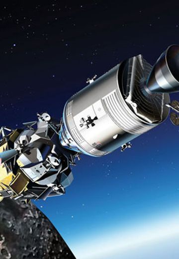 1/48 阿波罗11号 主控制仓 “哥伦比亚”推进舱＆登陆舱 “鹰”登月挑战 | Hpoi手办维基