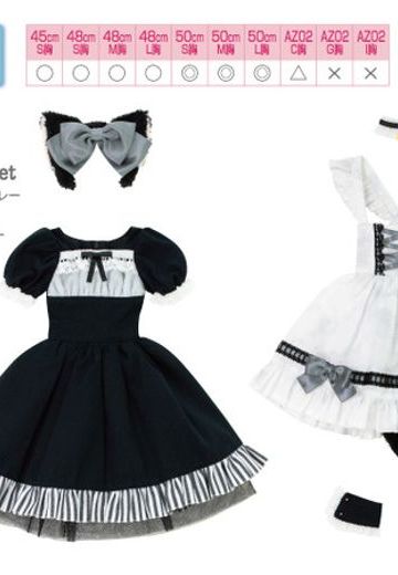 人形の服 Black X light gray  | Hpoi手办维基