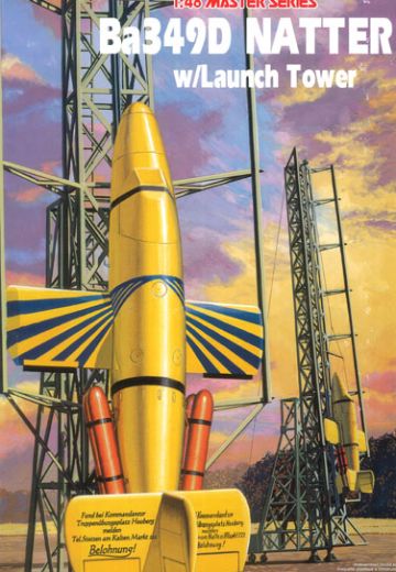 1/48 WW.II 德军 火箭截击机 Ba349D Natter ＆ 发射台