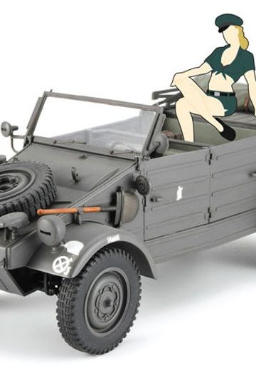 1/24 Pkw.K1 桶车 82型 ＆金发女郎手办  | Hpoi手办维基