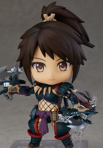 粘土人#1284‐DX 怪物猎人：世界 女猎人 迅龙α DX