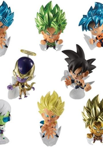 龙珠超战士手办3 布罗利 巴达克(假面赛亚人) 悟吉塔 弗利萨 孙悟空 茨莱12个入BOX (食玩) | Hpoi手办维基