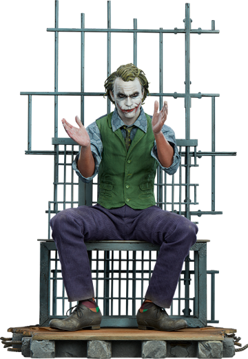 300717 20寸 蝙蝠侠 黑暗骑士 小丑 监狱情景 | Hpoi手办维基