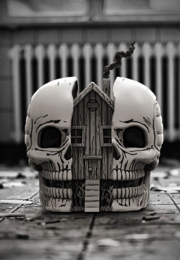 905398 Mighty Jaxx 6寸 创意摆件 骷髅屋 | Hpoi手办维基