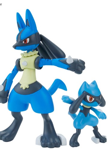 宝可梦塑料模型收藏 44 精选系列 利欧路 & 路卡利欧