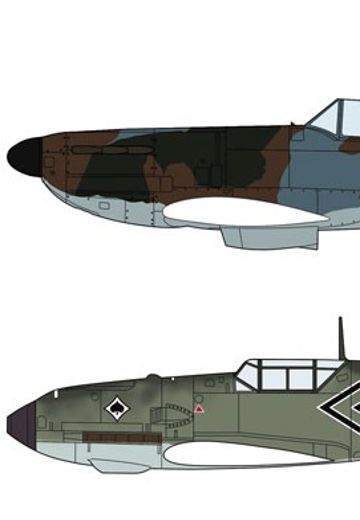 1/72 德瓦蒂纳 D.520＆梅塞施密特 Bf109E “法国战役”  | Hpoi手办维基