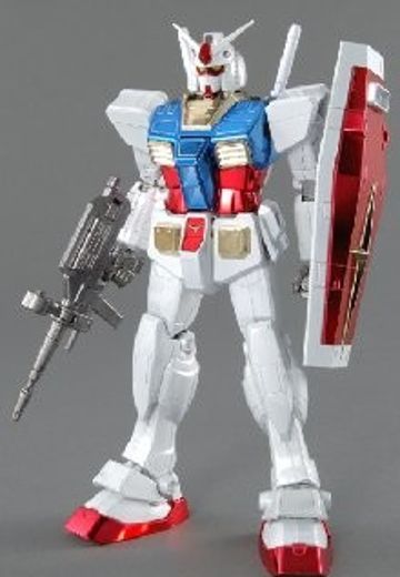 MG 机动战士高达 RX-78-2 高达&FF-X7 核心战机 Titanium Finish  | Hpoi手办维基