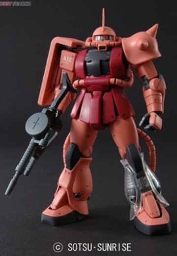 MG 机动战士高达 MS-06S指挥官用扎古II 夏亚・阿兹纳布尔机 / with Special Clear Armor Parts  | Hpoi手办维基