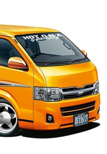 The Tuned Car系列 No.11 1/24 丰田 Hot Company TRH200V HIACE '12 | Hpoi手办维基