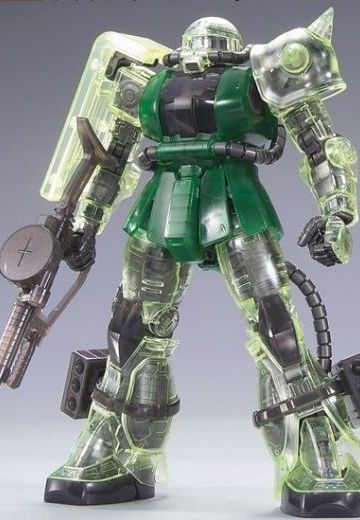 MG 机动战士高达 MS-06J扎古II Clear Colour Ver.  | Hpoi手办维基