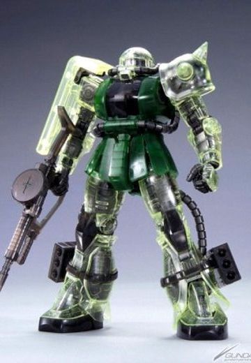 MG 机动战士高达 MS-06F扎古II Clear Color Ver.  | Hpoi手办维基