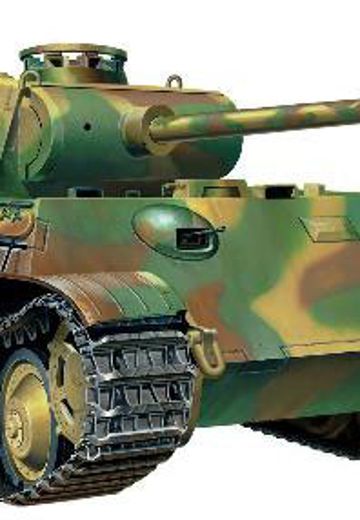RemoCon Plastic Model No.06 德国 豹式中型坦克 G型