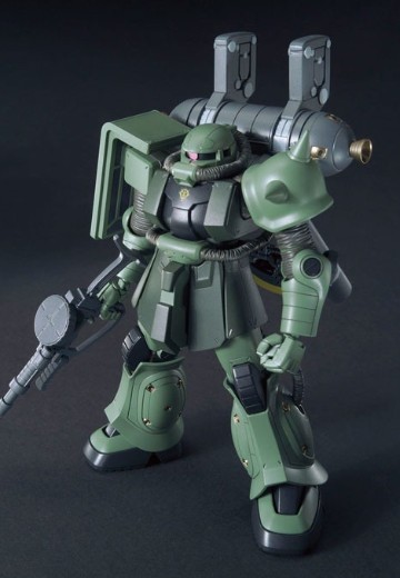 HGGT 1/144 机动战士高达雷霆宙域  MS-06 扎古 II +Big Gun (高达雷霆宙域Ver.) Animation Image ver. | Hpoi手办维基