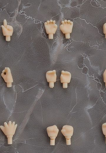 粘土娃 手掌零件套装 杏仁奶配色