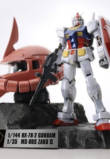 机动战士高达35周年纪念款  高达与夏亚专用扎古头（PREMIUM版）
