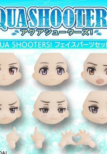 Aqua Shooters! 面部替换件套装 04 | Hpoi手办维基