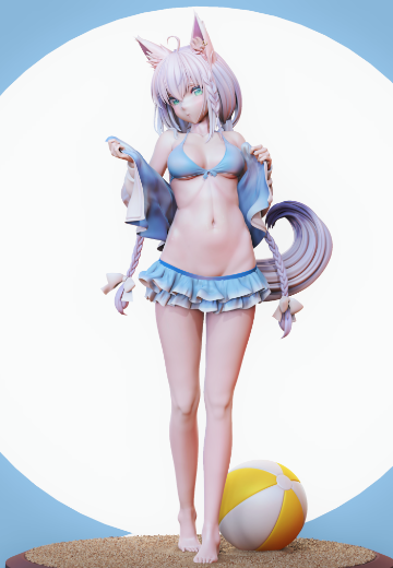 hololive 白上吹雪 泳装Ver. | Hpoi手办维基