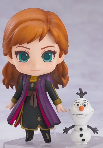 粘土人#1442 冰雪奇缘2 安娜&雪宝 Travel Dress | Hpoi手办维基